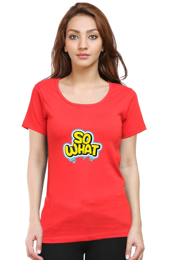So What Bold Cotton T-Shirt - Image 3