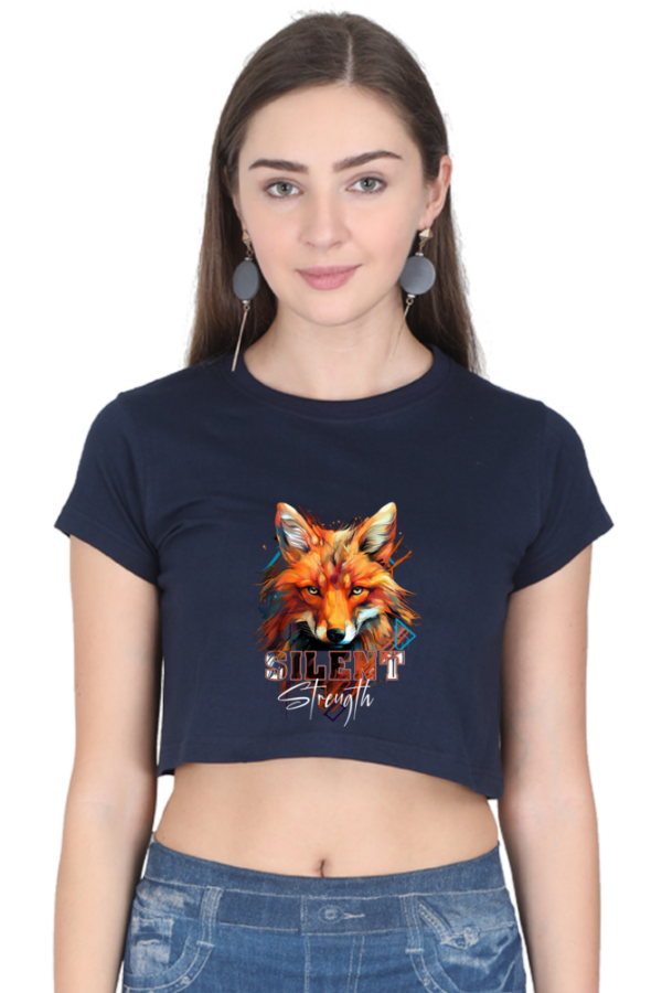 Silent Strength Women's Crop Top - Image 5