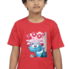 Boys' Cotton "Boo!" Cartoon Animal T-Shirt - Image 3