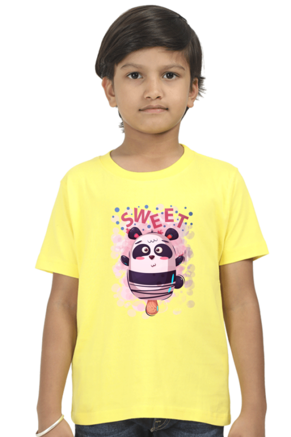 Boys' Cotton "Sweet" Teddy Bear T-Shirt