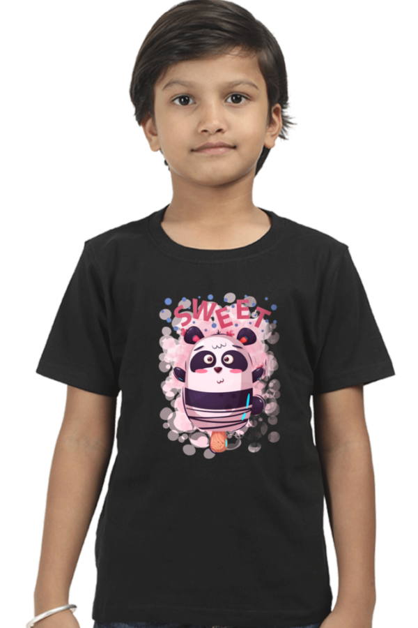 Boys' Cotton "Sweet" Teddy Bear T-Shirt - Image 6