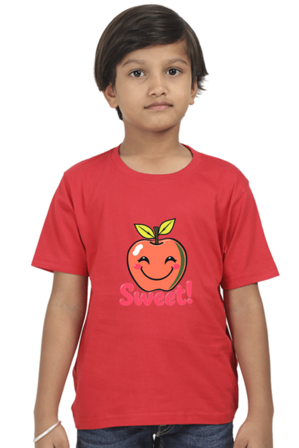 Smiling Apple "Sweet" Boys' Crew T-Shirt - Image 4
