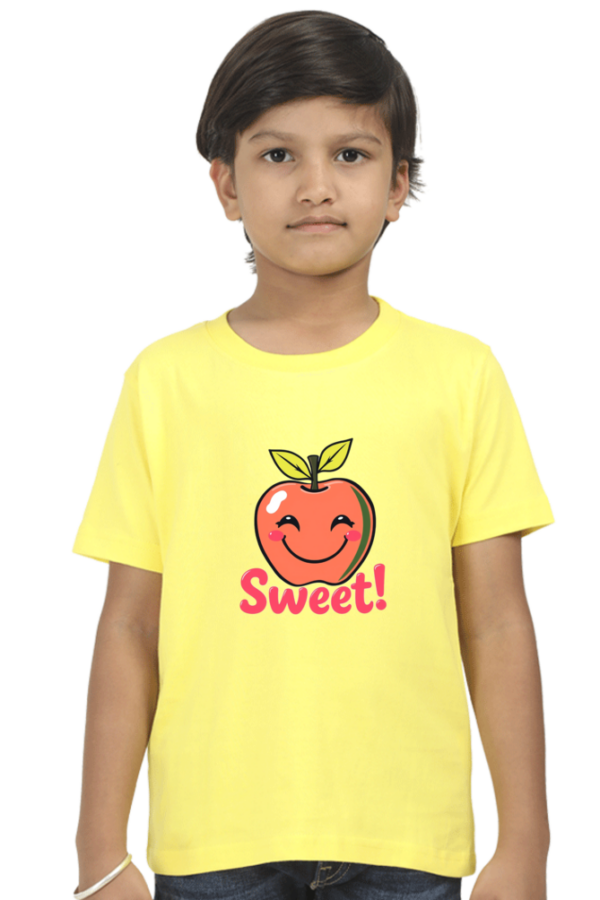 Smiling Apple "Sweet" Boys' Crew T-Shirt - Image 2