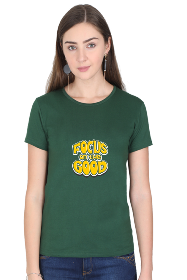 Focus on Good Inspirational Cotton T-Shirt - Image 4