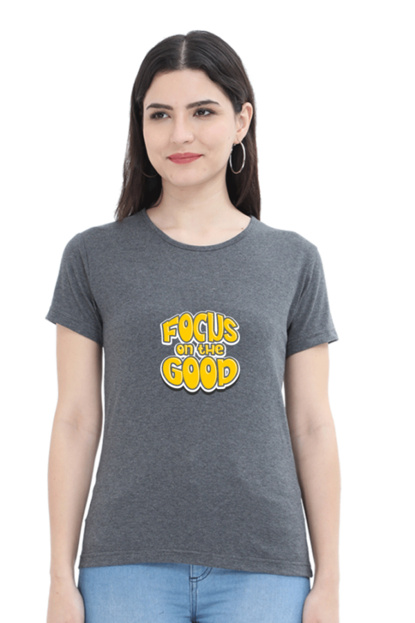 Focus on Good Inspirational Cotton T-Shirt - Image 5