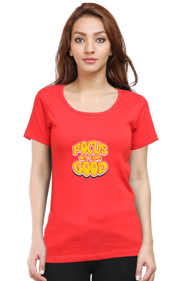 Focus on Good Inspirational Cotton T-Shirt - Image 3