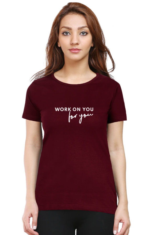 Work on You - For You Cotton T-Shirt - Image 3
