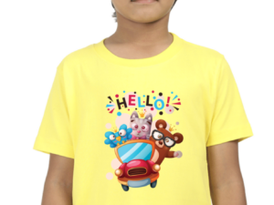 Fun Cartoon Animals Boys' Cotton T-Shirt