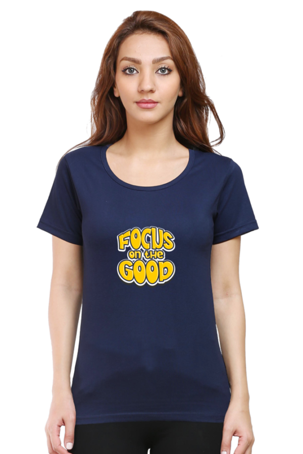 Focus on Good Inspirational Cotton T-Shirt - Image 6