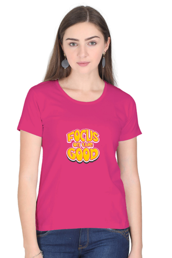 Focus on Good Inspirational Cotton T-Shirt
