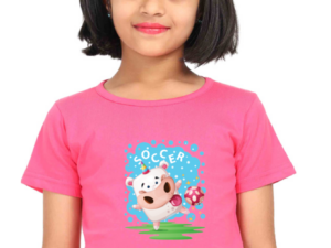 Girls Cotton "Soccer" T-Shirt