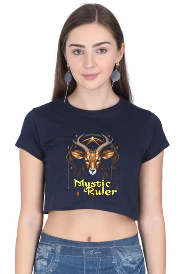 Mystic Ruler Women's Saola Animal Crop Top - Image 3