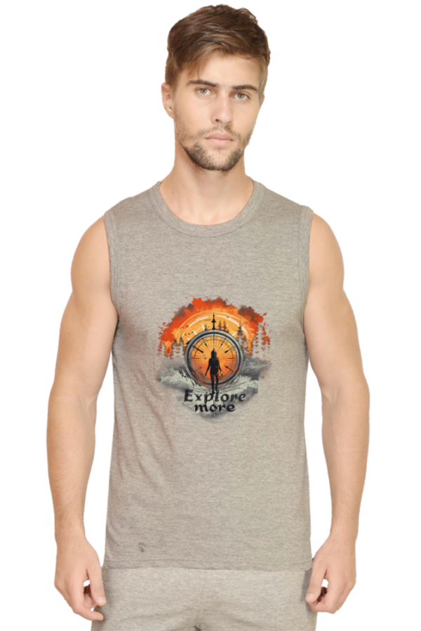 Explore More Men’s Sleeveless T-Shirt