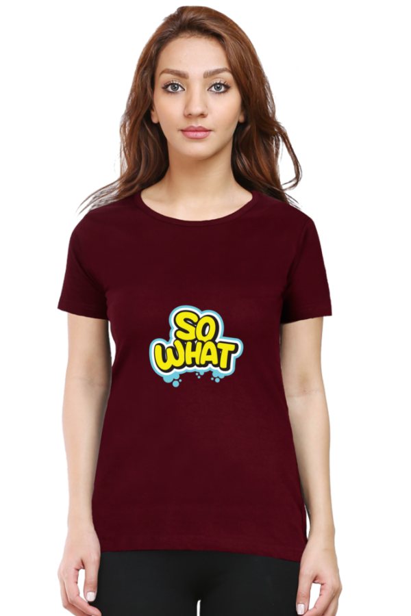 So What Bold Cotton T-Shirt - Image 2