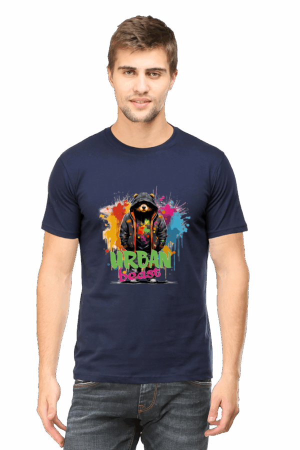 Urban Beast Cotton T-Shirt – Street-Style Bear - Image 4