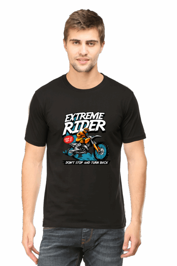 Extreme Rider Cotton T-Shirt – Bold Motorcycle Streetwear - Image 6