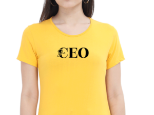 "She CEO" Empowerment Cotton T-Shirt