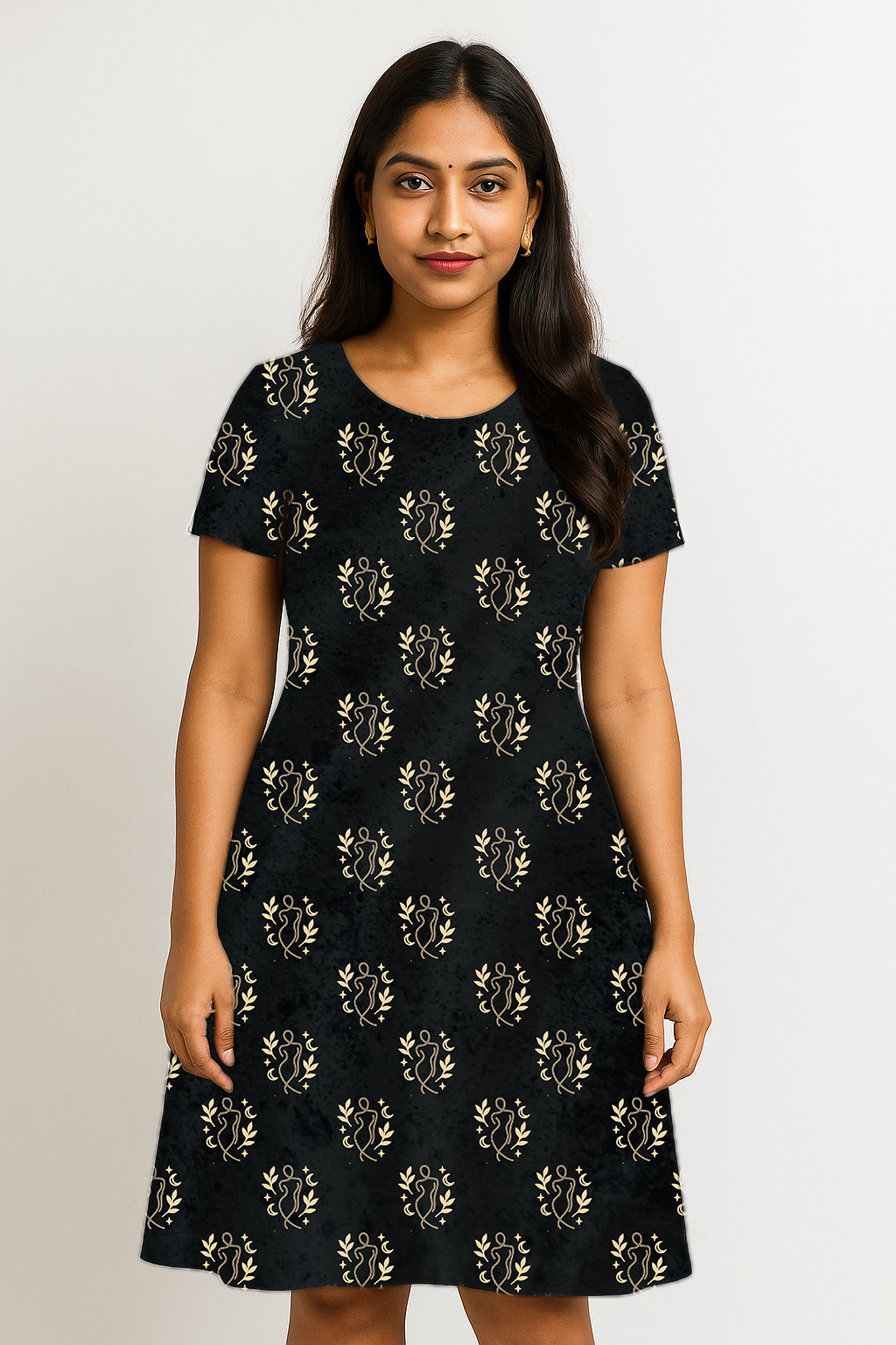 Minimalist Line Art Dress