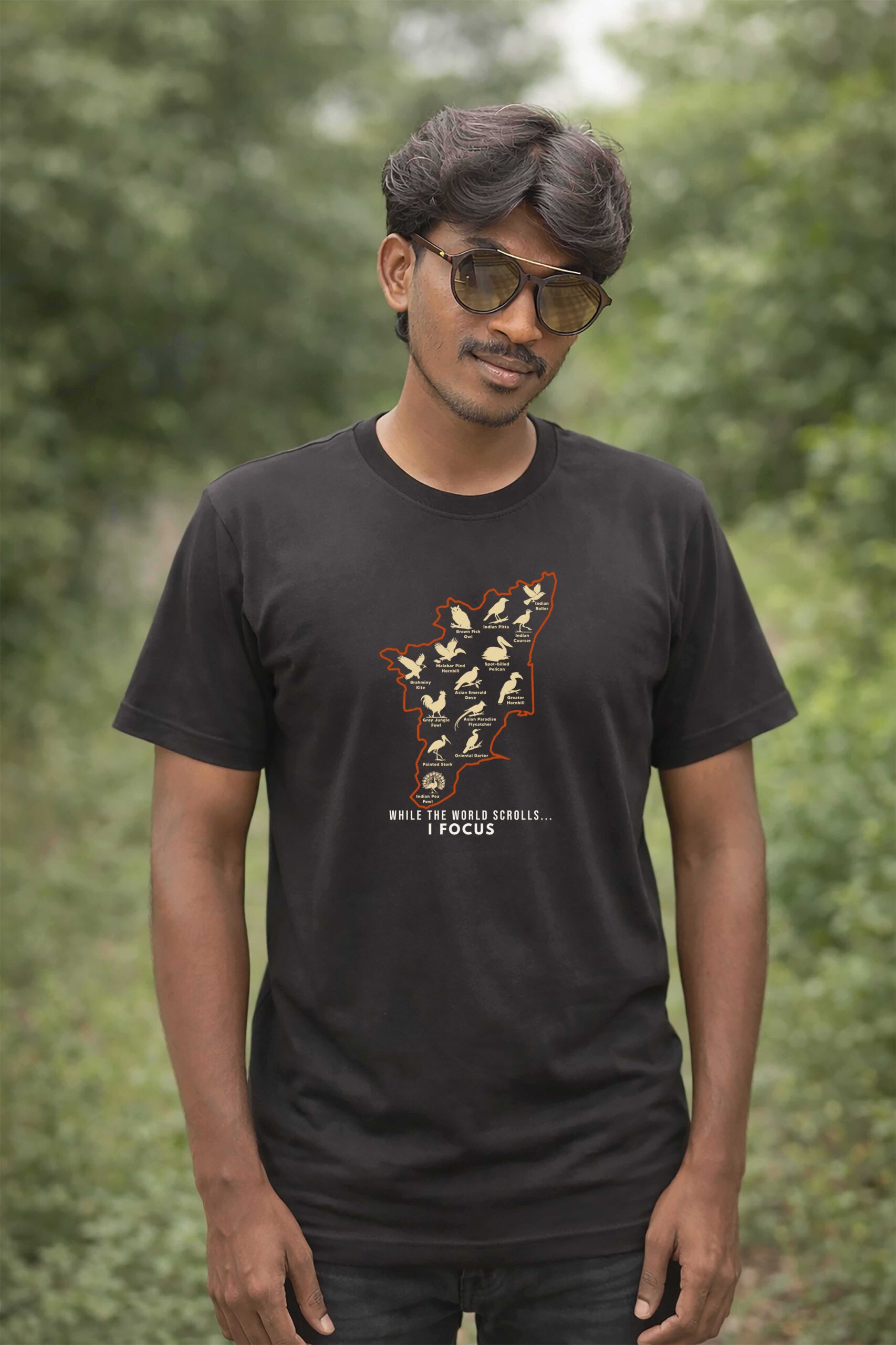 minimal birding t-shirts