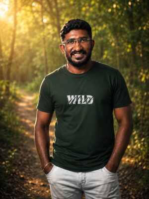 wild typography t-shirt
