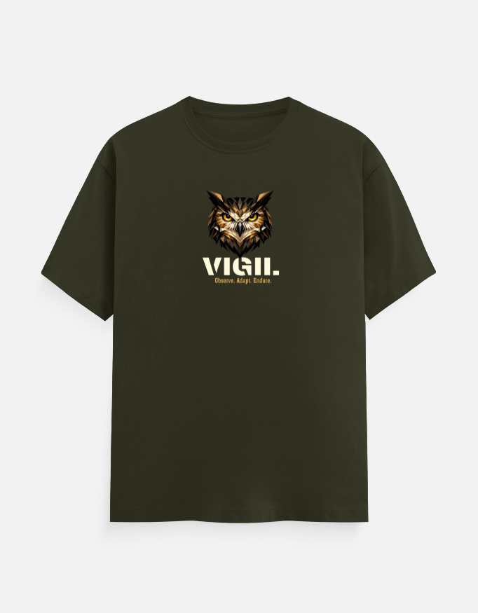 VIGIL Minimal Owl T-Shirt for Men – Premium Nature Lover & Birder Style Features - 100% Cotton Round Neck Tee 7 VIGIL Minimal Owl T-Shirt for Men – Premium Nature Lover & Birder Style Features - 100% Cotton Round Neck Tee - Image 5
